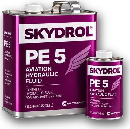 Skydrol PE-5 aviation hydraulic fluid