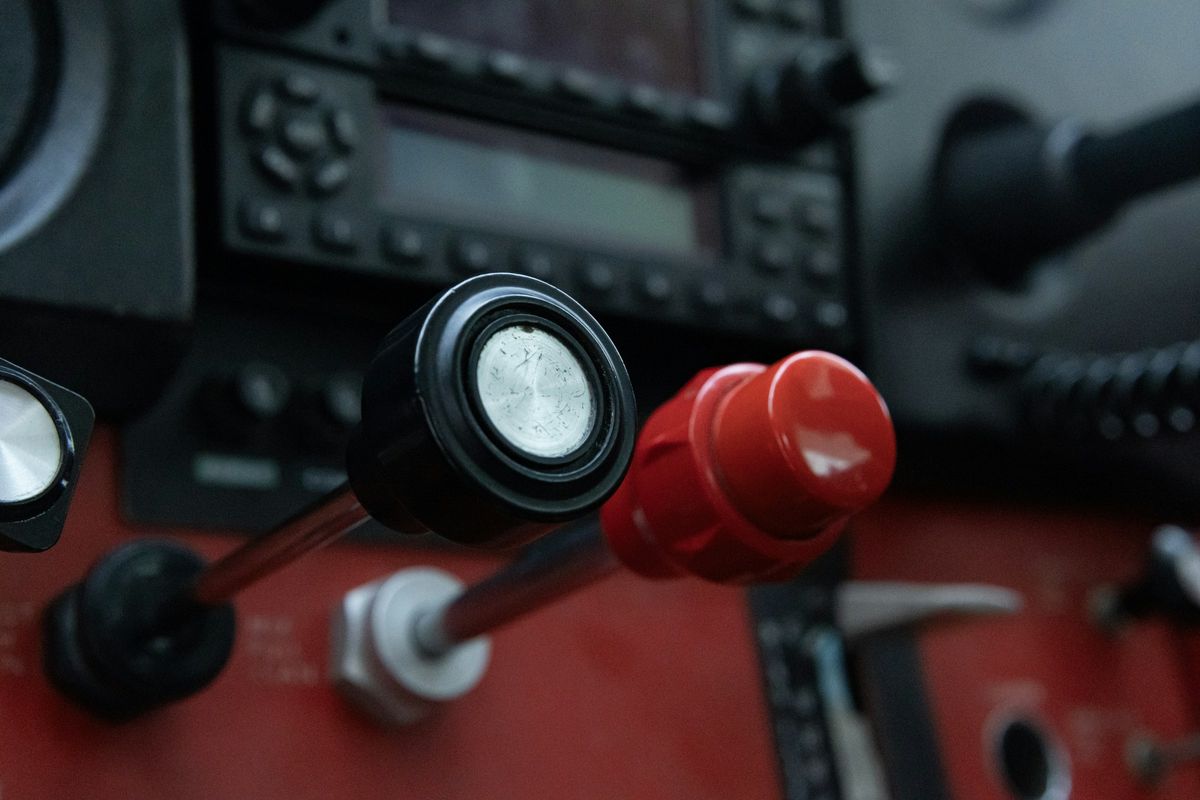 Aircraft cockpit switches and controls